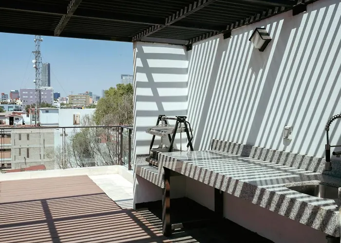 Stylish Loft W Balcony In The Heart Of Roma Norte Apartment