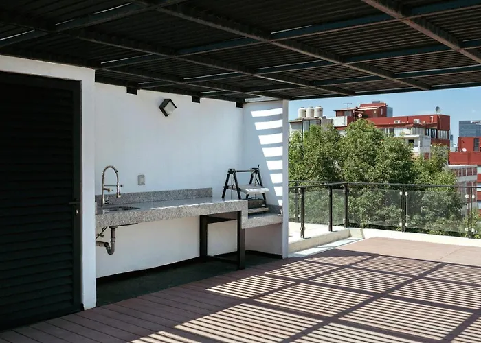 Stylish Loft W Balcony In The Heart Of Roma Norte Apartment *